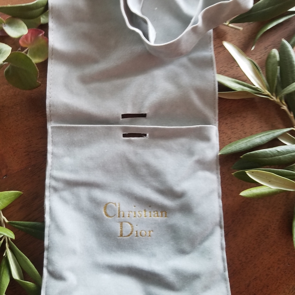 Christian Dior Jewelry Dust Bag Velvet Vintage
